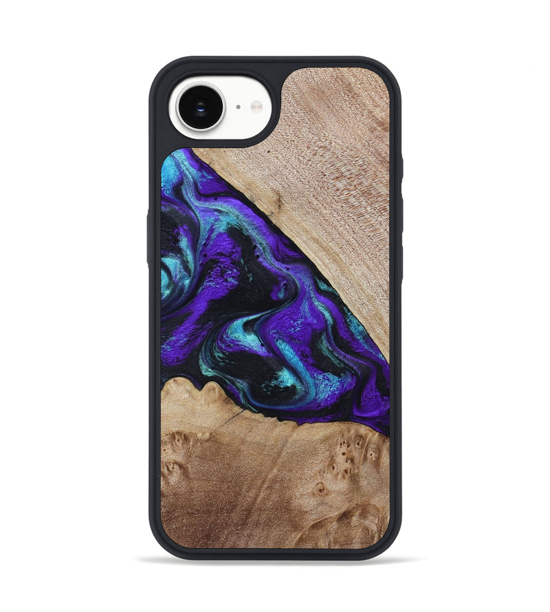iPhone 16e Wood Phone Case - Grady (Purple, 799218)