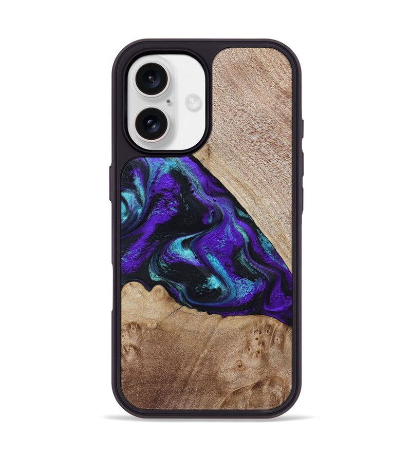 iPhone 17 Wood Phone Case - Grady (Purple, 799218)
