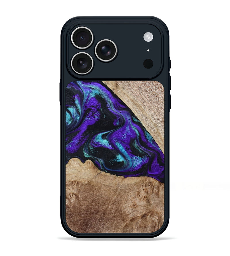 iPhone 17 Pro Max Wood Phone Case - Grady (Purple, 799218)