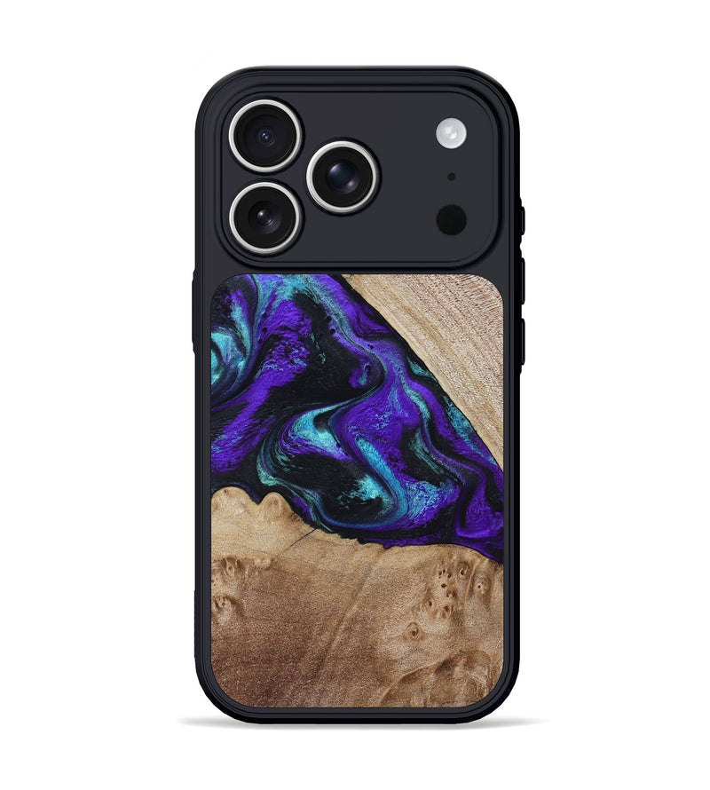 iPhone 17 Pro Wood Phone Case - Grady (Purple, 799218)