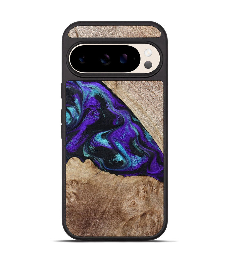 Pixel 10 Wood Phone Case - Grady (Purple, 799218)