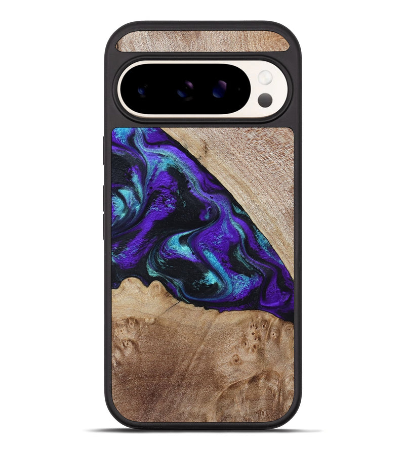 Pixel 10 Pro XL Wood Phone Case - Grady (Purple, 799218)