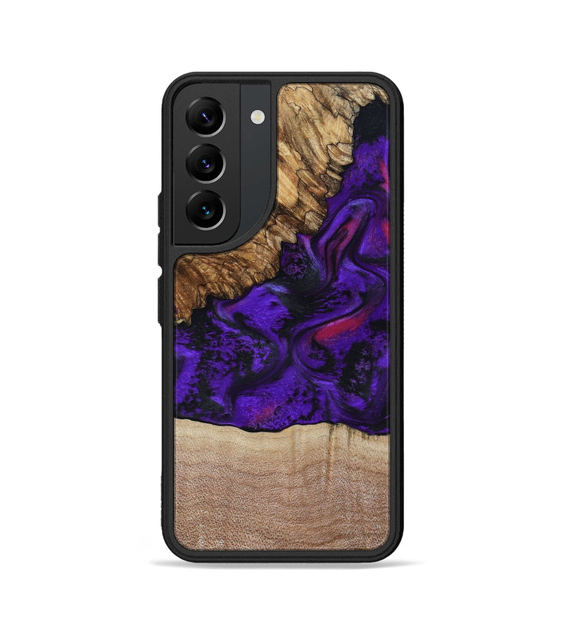 Galaxy S22 Wood Phone Case - Karyme (Purple, 799219)