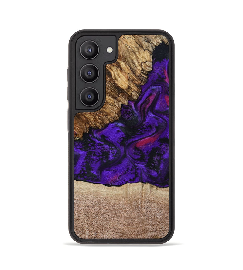Galaxy S23 Wood Phone Case - Karyme (Purple, 799219)