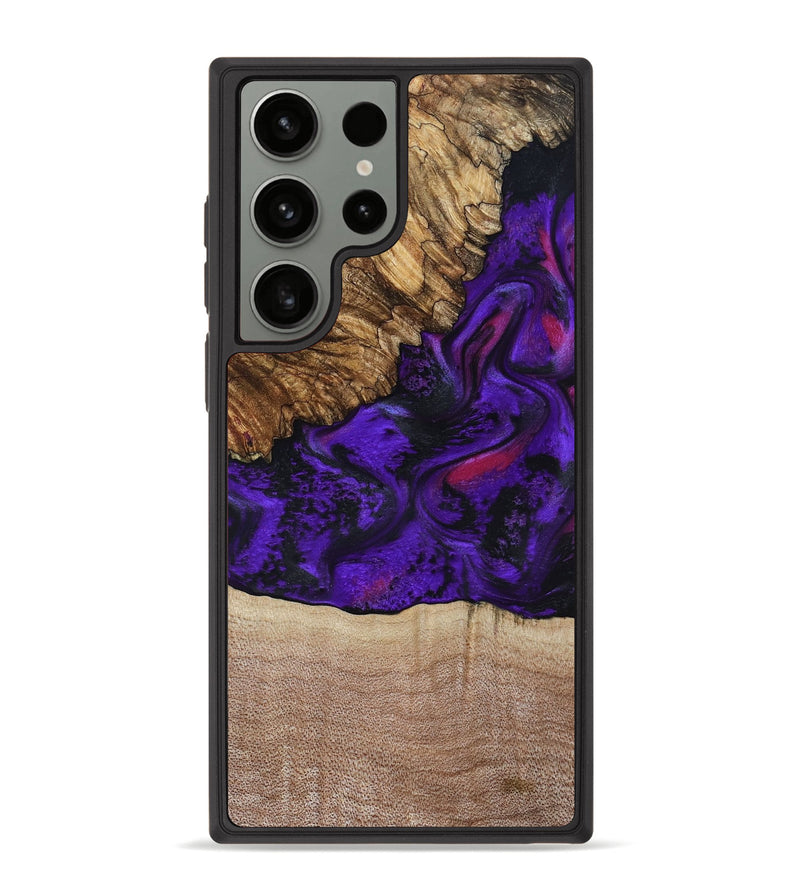 Galaxy S23 Ultra Wood Phone Case - Karyme (Purple, 799219)
