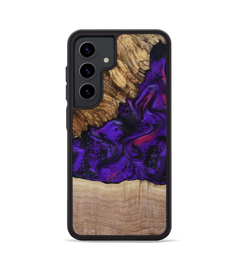 Galaxy S24 Wood Phone Case - Karyme (Purple, 799219)