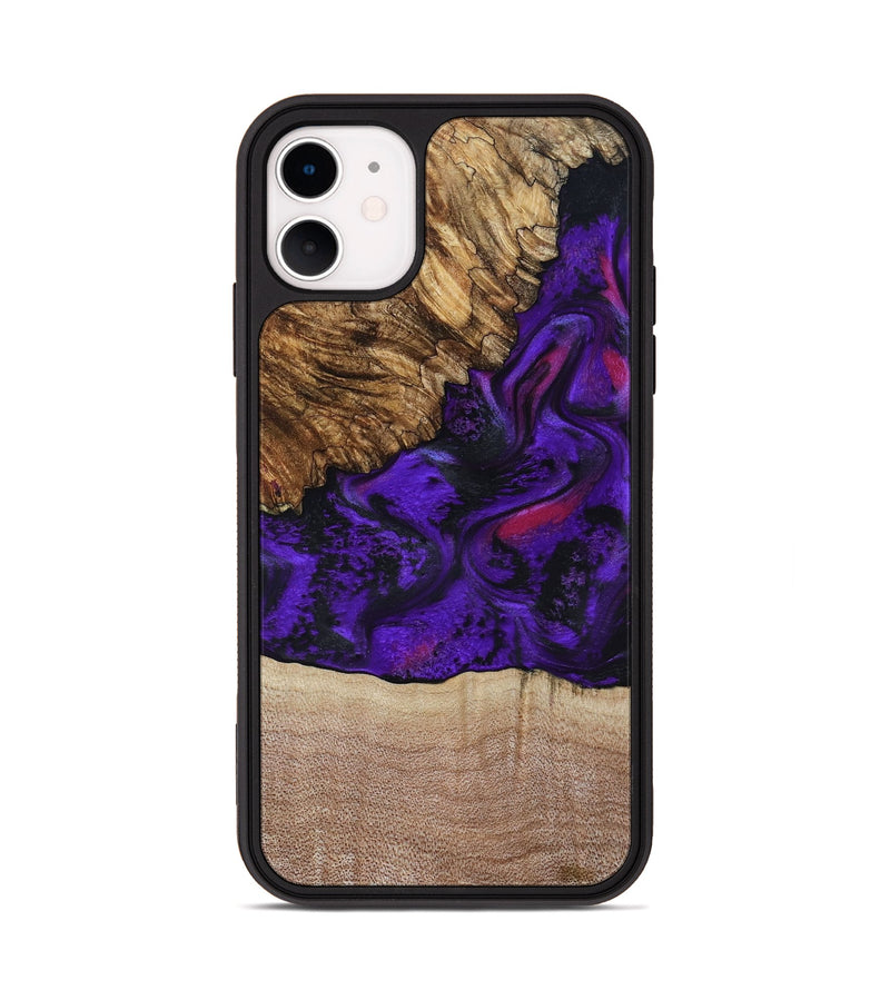 iPhone 11 Wood Phone Case - Karyme (Purple, 799219)