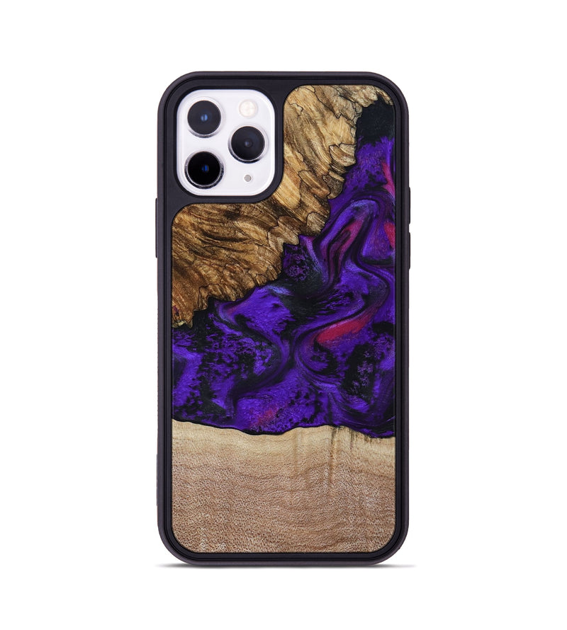 iPhone 11 Pro Wood Phone Case - Karyme (Purple, 799219)