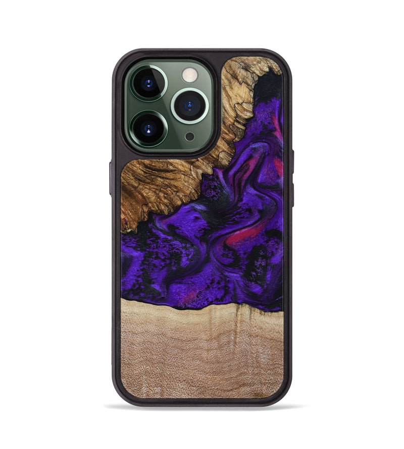 iPhone 13 Pro Wood Phone Case - Karyme (Purple, 799219)