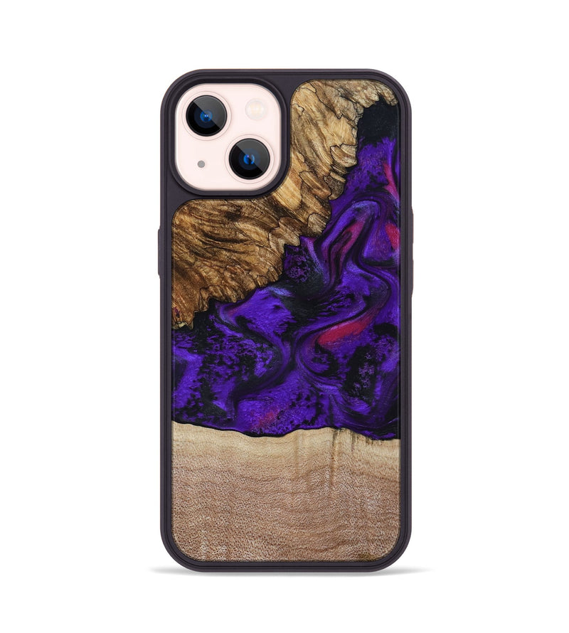iPhone 14 Wood Phone Case - Karyme (Purple, 799219)