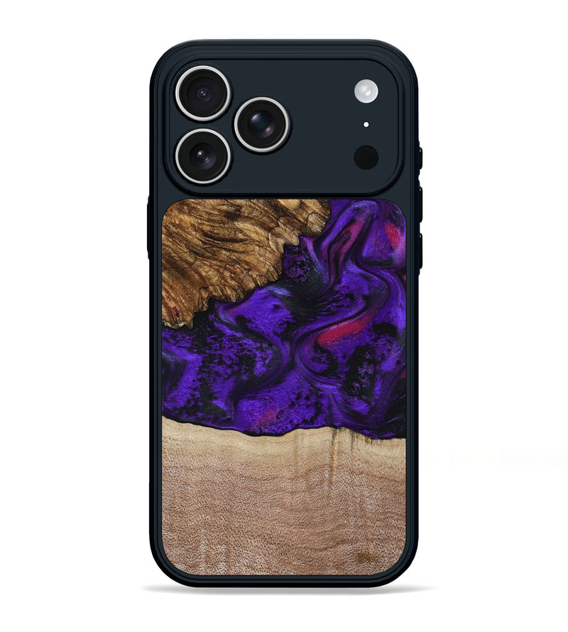 iPhone 17 Pro Max Wood Phone Case - Karyme (Purple, 799219)