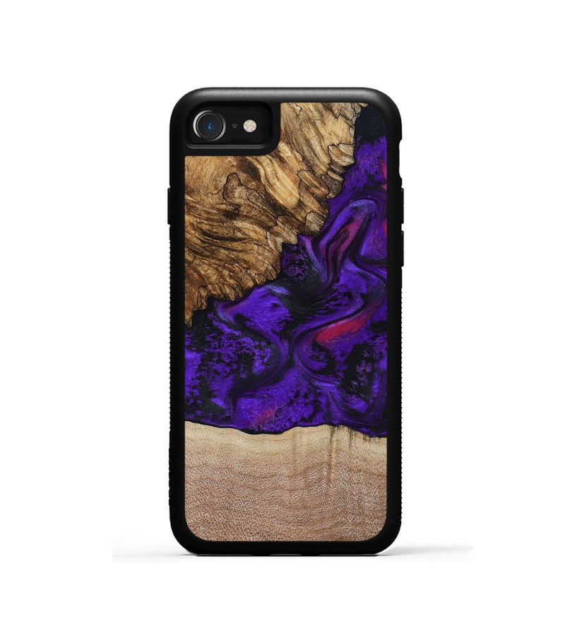 iPhone SE Wood Phone Case - Karyme (Purple, 799219)