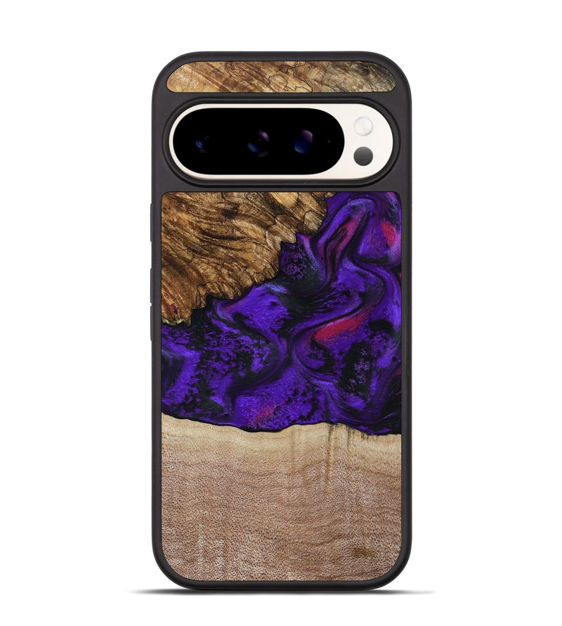 Pixel 9 Pro Wood Phone Case - Karyme (Purple, 799219)
