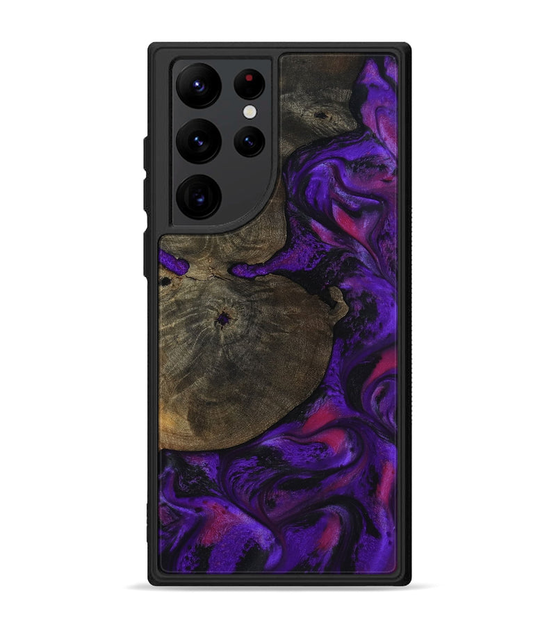 Galaxy S22 Ultra Wood Phone Case - Duke (Purple, 799220)