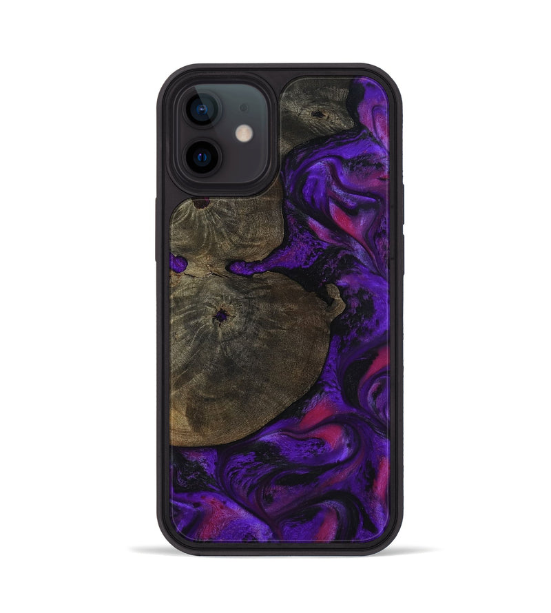 iPhone 12 Wood Phone Case - Duke (Purple, 799220)