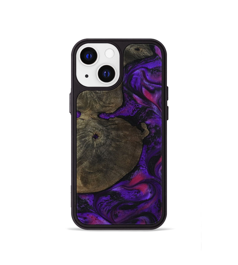 iPhone 13 mini Wood Phone Case - Duke (Purple, 799220)