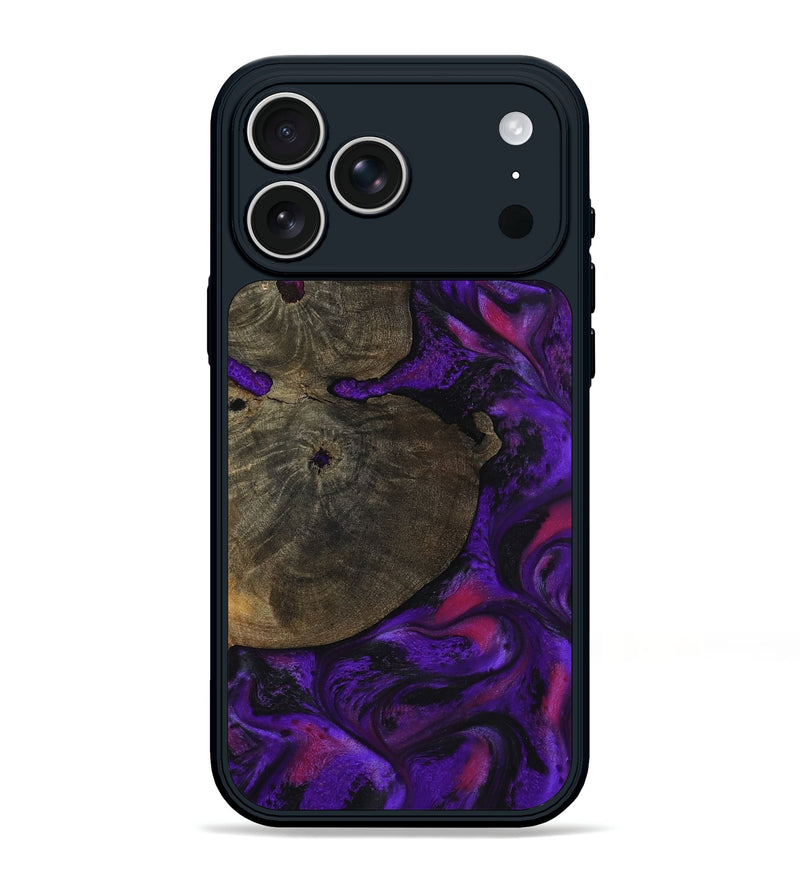 iPhone 17 Pro Max Wood Phone Case - Duke (Purple, 799220)