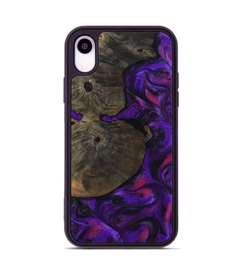 iPhone Xr Wood Phone Case - Duke (Purple, 799220)