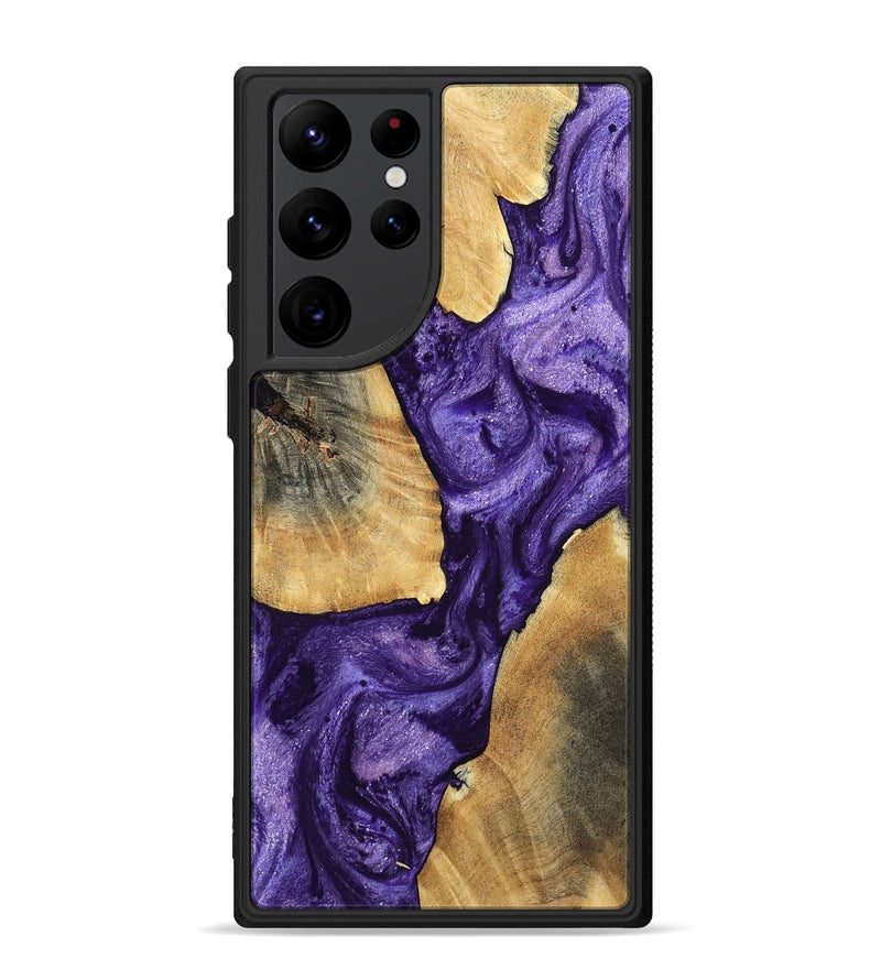 Galaxy S22 Ultra Wood Phone Case - Mariel (Purple, 799221)