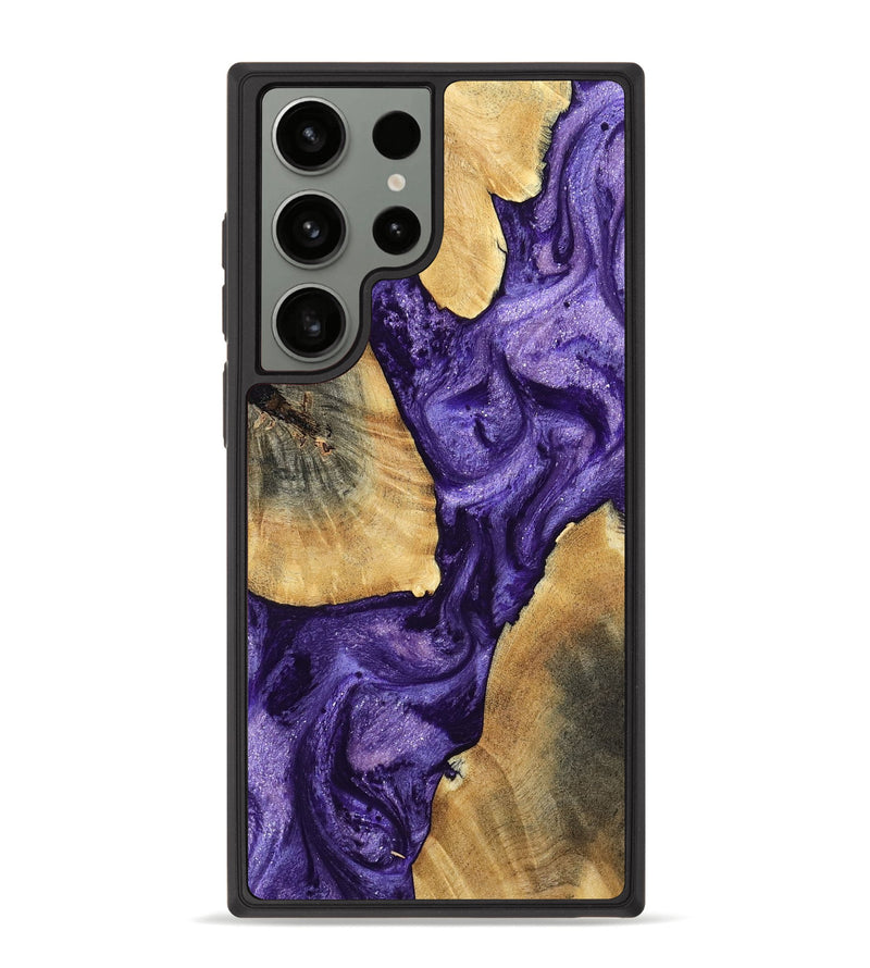 Galaxy S23 Ultra Wood Phone Case - Mariel (Purple, 799221)