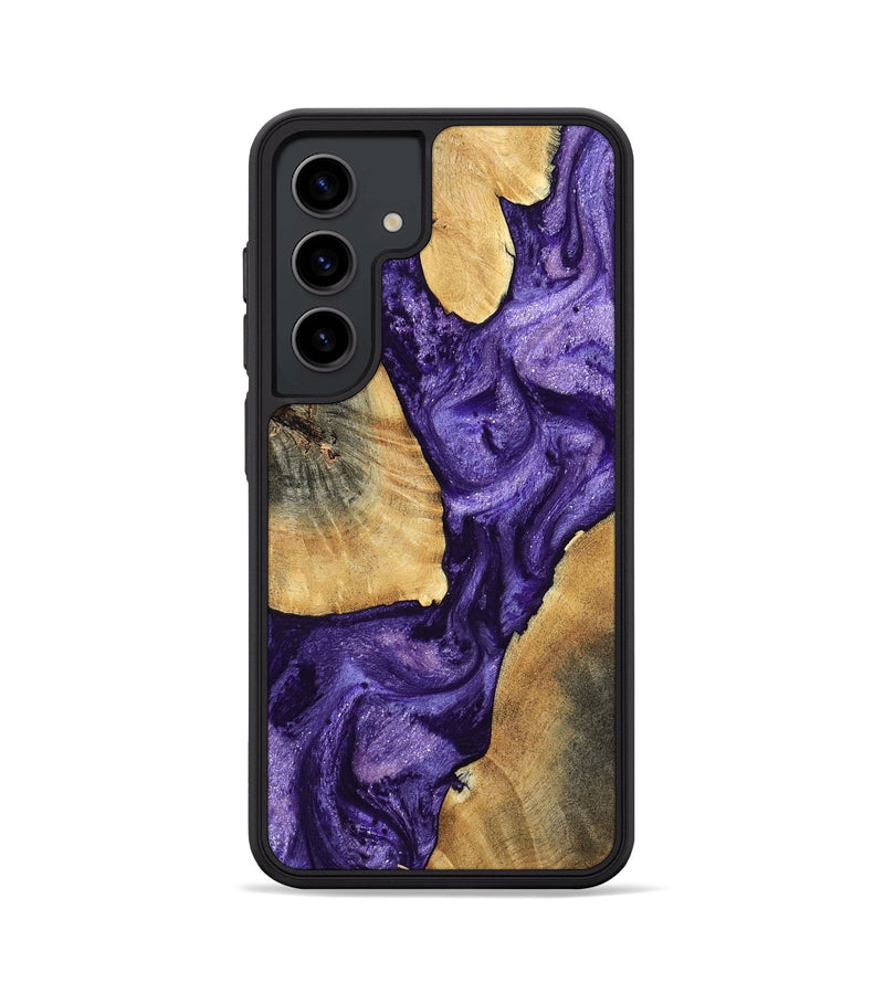 Galaxy S24 Wood Phone Case - Mariel (Purple, 799221)