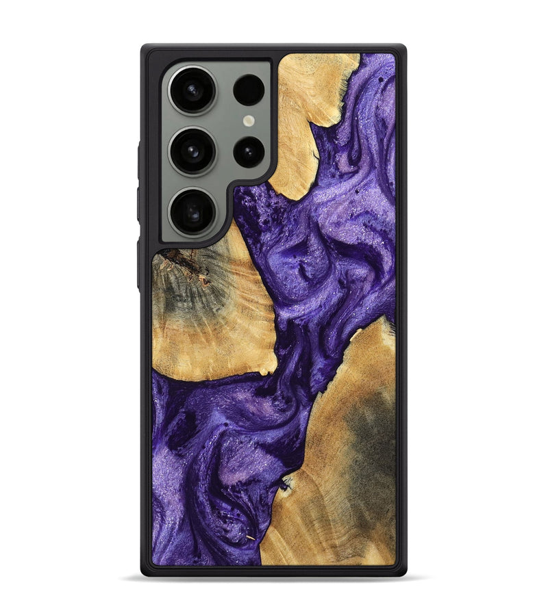 Galaxy S24 Ultra Wood Phone Case - Mariel (Purple, 799221)