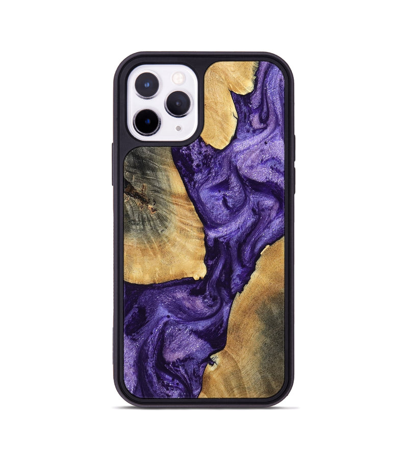 iPhone 11 Pro Wood Phone Case - Mariel (Purple, 799221)