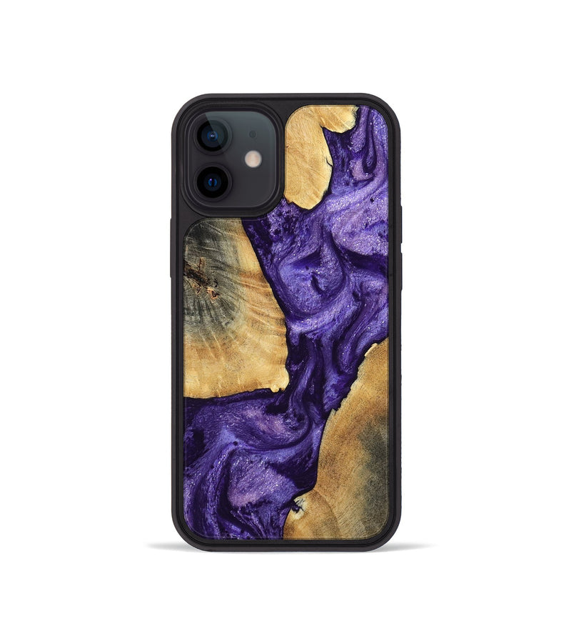 iPhone 12 mini Wood Phone Case - Mariel (Purple, 799221)