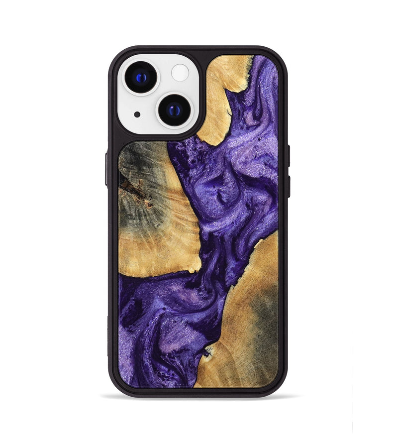 iPhone 13 Wood Phone Case - Mariel (Purple, 799221)