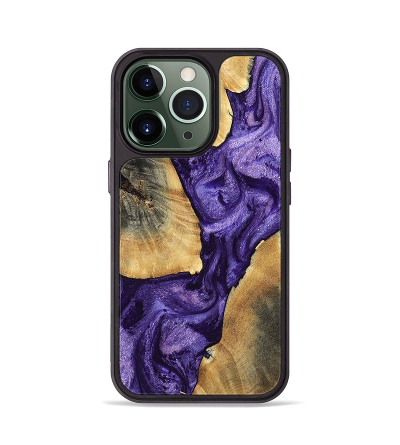 iPhone 13 Pro Wood Phone Case - Mariel (Purple, 799221)