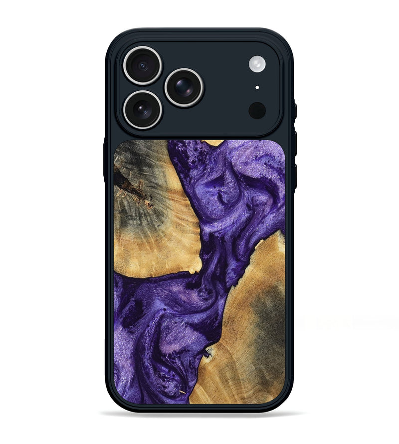 iPhone 17 Pro Max Wood Phone Case - Mariel (Purple, 799221)