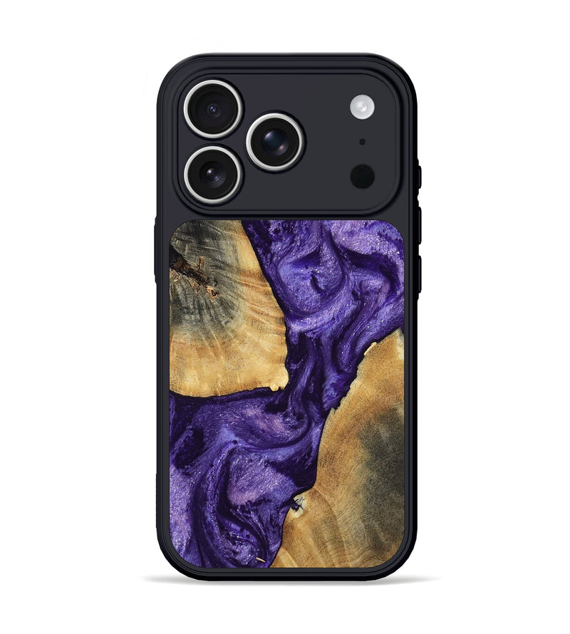 iPhone 17 Pro Wood Phone Case - Mariel (Purple, 799221)