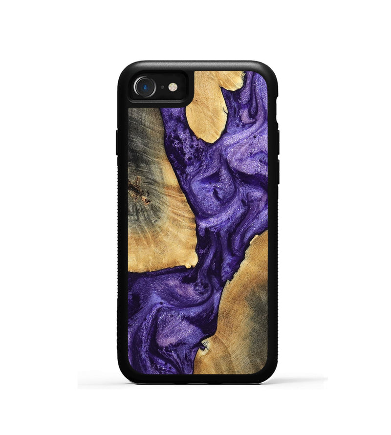 iPhone SE Wood Phone Case - Mariel (Purple, 799221)