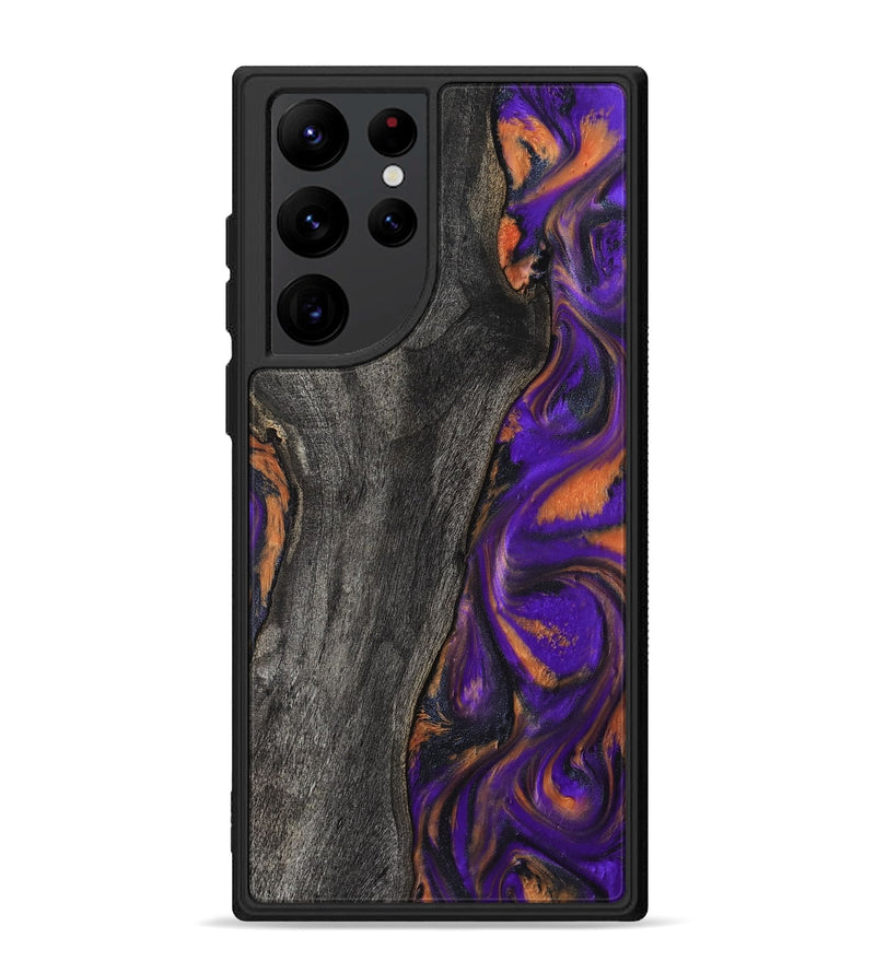 Galaxy S22 Ultra Wood Phone Case - Ken (Purple, 799222)