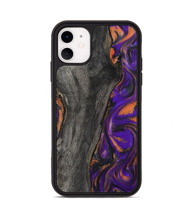 iPhone 11 Wood Phone Case - Ken (Purple, 799222)