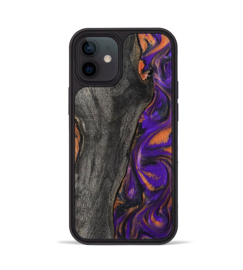 iPhone 12 Wood Phone Case - Ken (Purple, 799222)