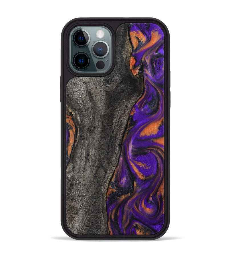 iPhone 12 Pro Max Wood Phone Case - Ken (Purple, 799222)