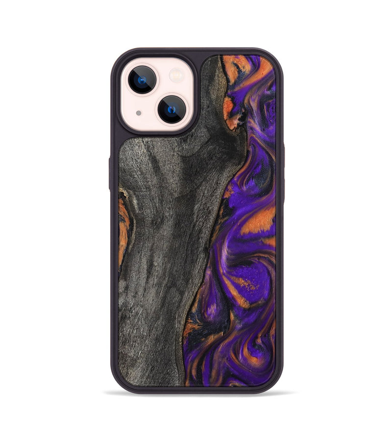 iPhone 14 Wood Phone Case - Ken (Purple, 799222)
