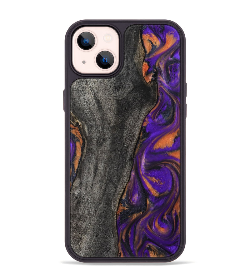 iPhone 14 Plus Wood Phone Case - Ken (Purple, 799222)