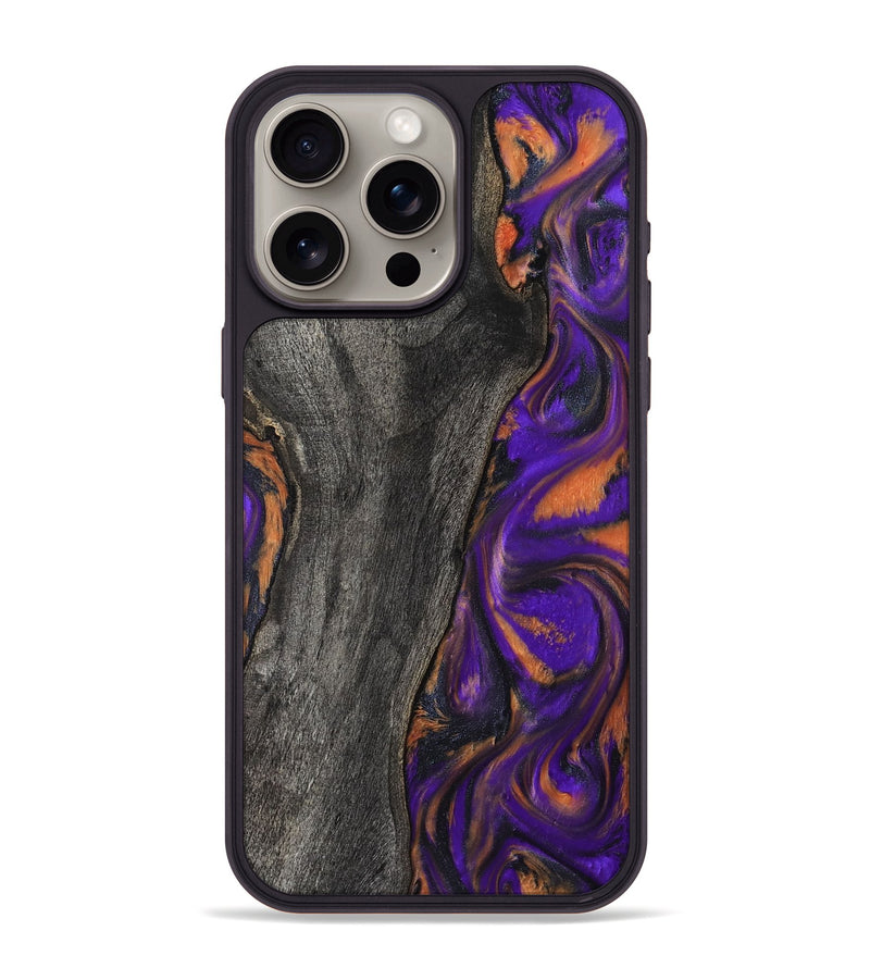 iPhone 15 Pro Max Wood Phone Case - Ken (Purple, 799222)