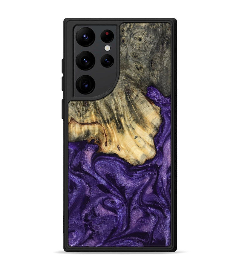 Galaxy S22 Ultra Wood Phone Case - Skyler (Purple, 799223)