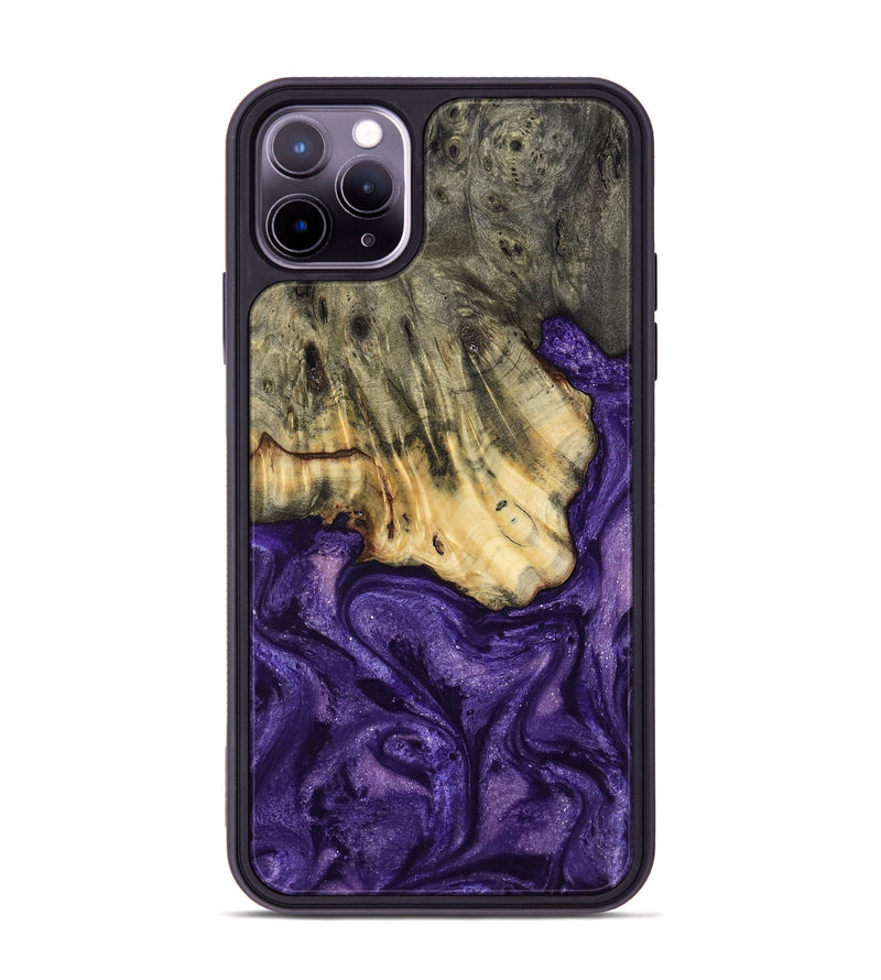 iPhone 11 Pro Max Wood Phone Case - Skyler (Purple, 799223)