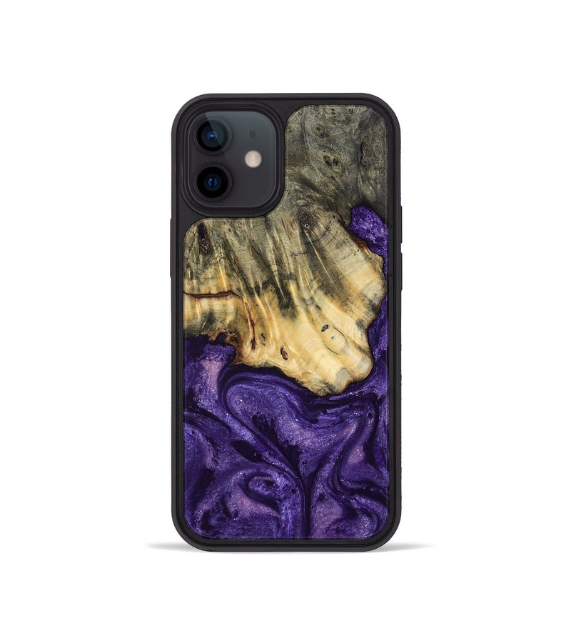 iPhone 12 mini Wood Phone Case - Skyler (Purple, 799223)