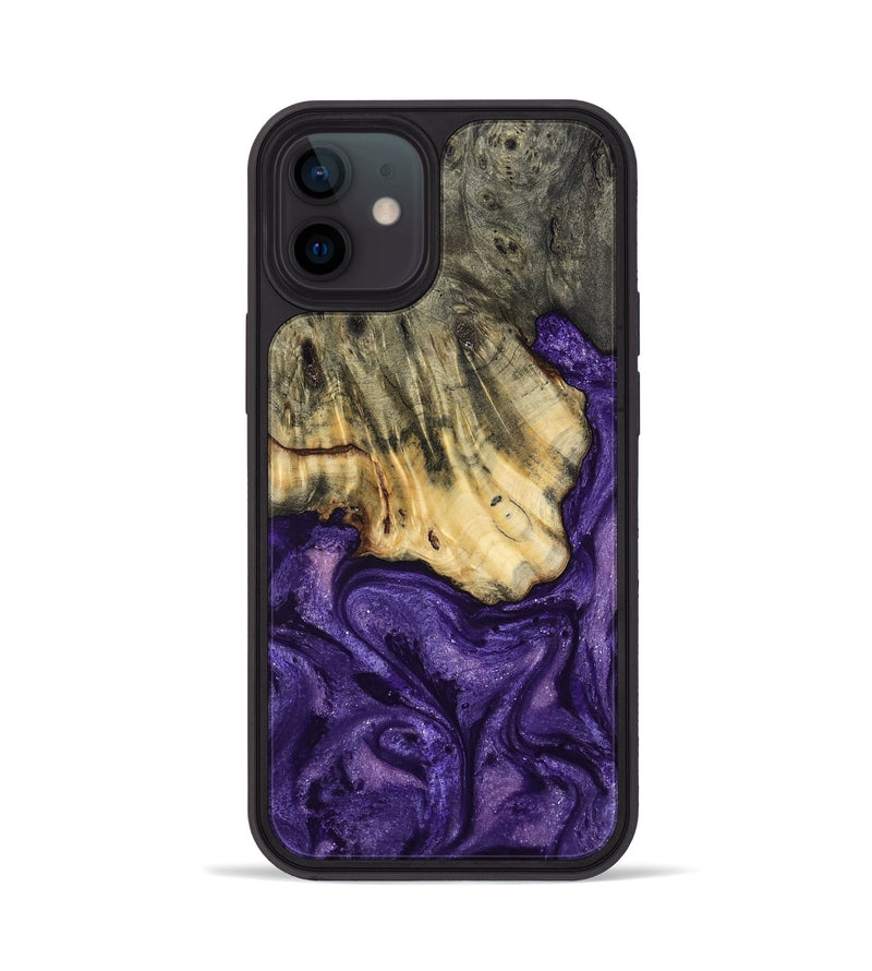 iPhone 12 Wood Phone Case - Skyler (Purple, 799223)