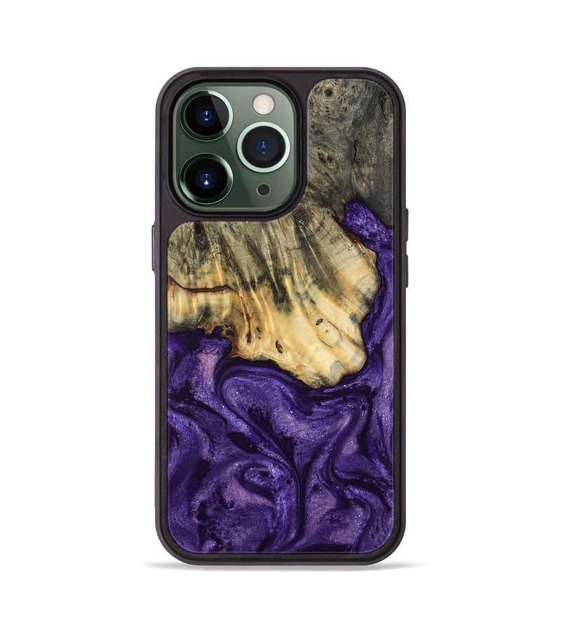 iPhone 13 Pro Wood Phone Case - Skyler (Purple, 799223)