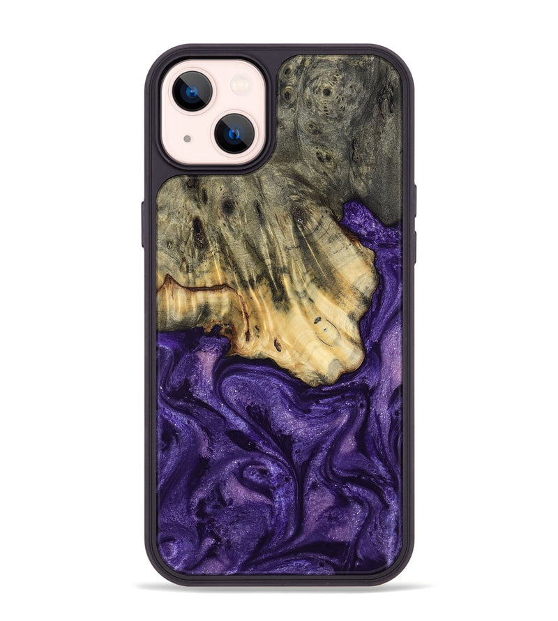 iPhone 14 Plus Wood Phone Case - Skyler (Purple, 799223)