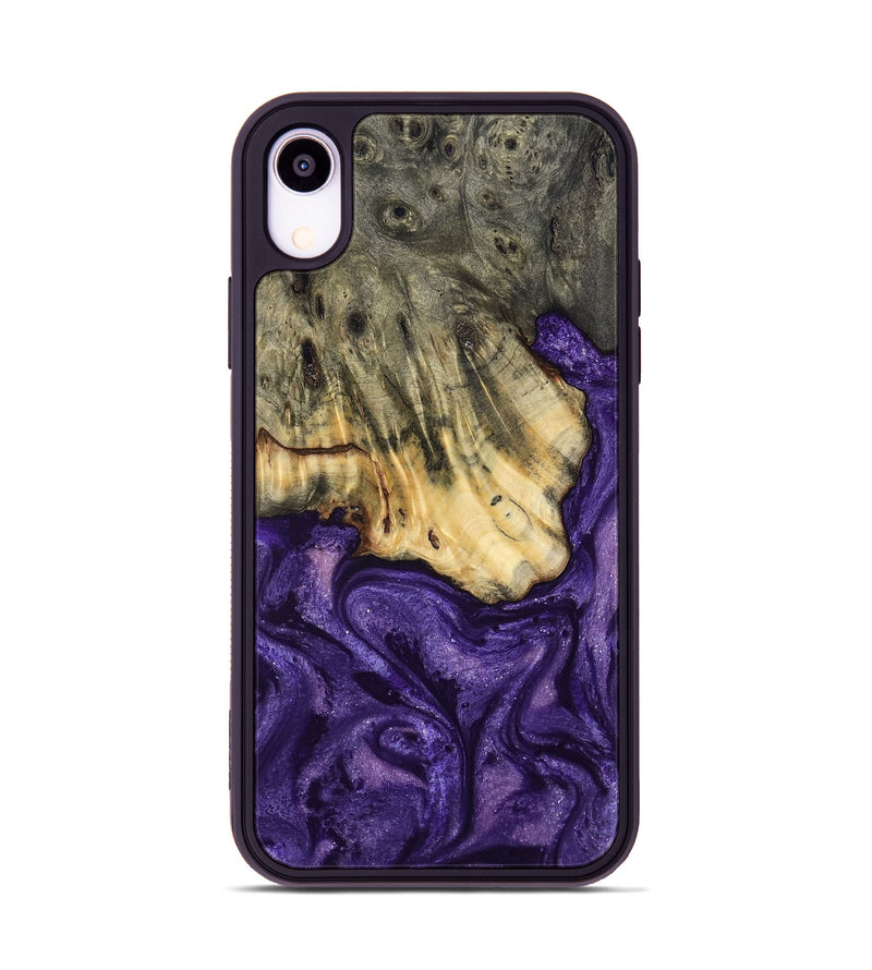 iPhone Xr Wood Phone Case - Skyler (Purple, 799223)