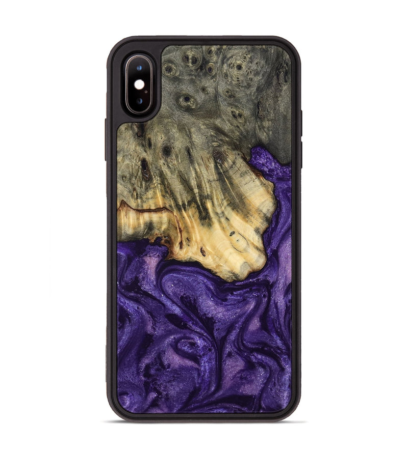 iPhone Xs Max Wood Phone Case - Skyler (Purple, 799223)
