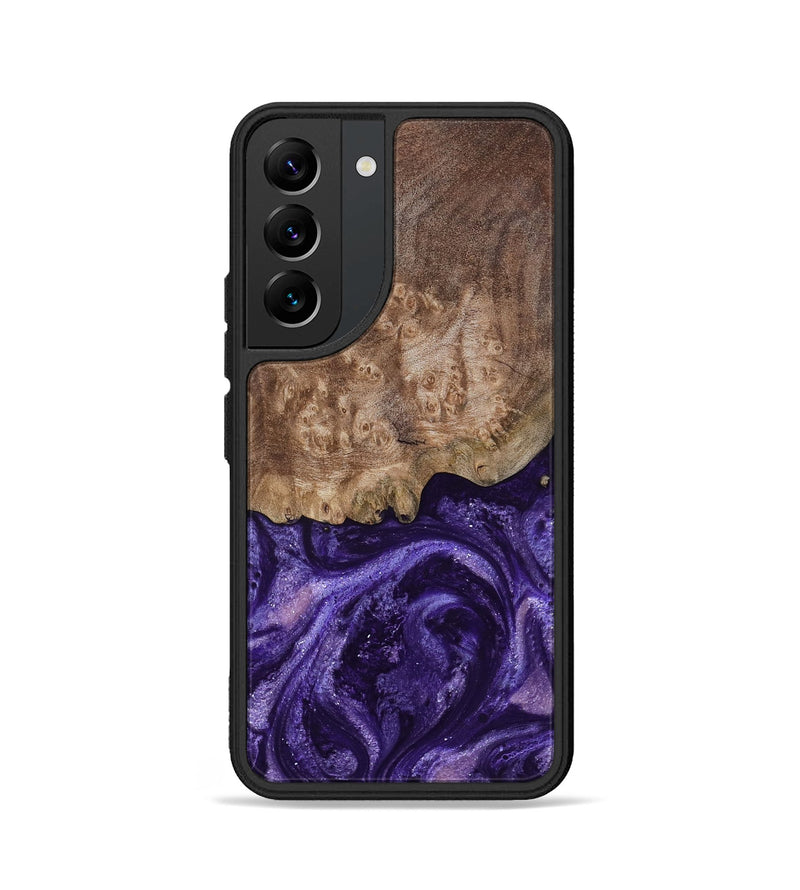 Galaxy S22 Wood Phone Case - Shannon (Purple, 799225)
