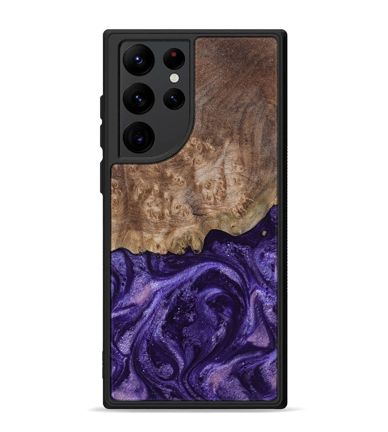 Galaxy S22 Ultra Wood Phone Case - Shannon (Purple, 799225)